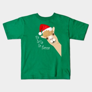 Holiday Llama Kids T-Shirt